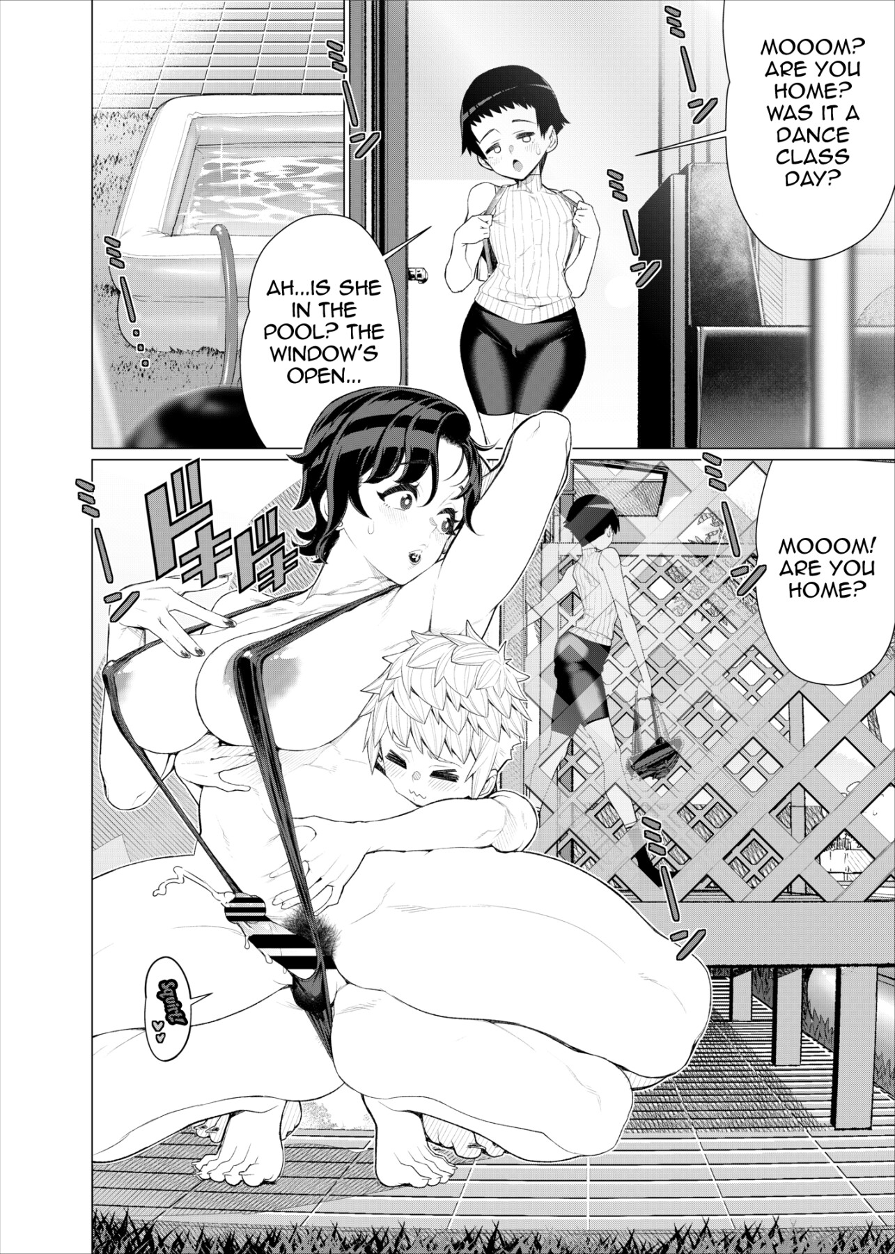 Hentai Manga Comic-My Friend's Mother in a Slingshot Bikini! -  Story About An Unrivaled Shota Has Outdoor Sex With a MILF in an Erotic Swimsuit-Read-35